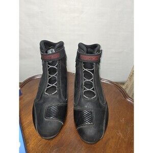 Cortech Motorcycle Riding Shoes Mens 14 Black Protective Street Bike Boots EU 49